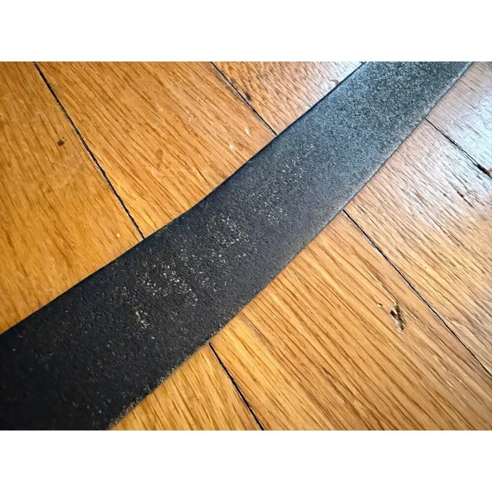 GAP 1969 Distressed Black Leather Belt Mens sz XL